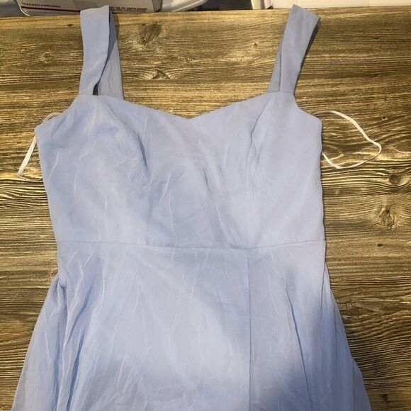 New ~ AFTER SIX ~1558 Contoured Wide Strap Sweetheart Maxi Dress Size 6 - Picture 3 of 11